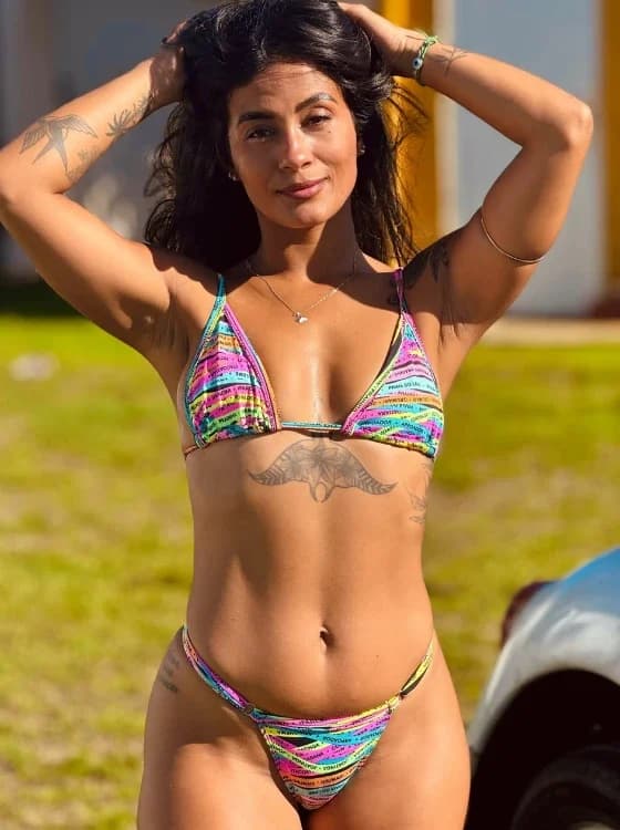 Biquíni Letreiro Colorido